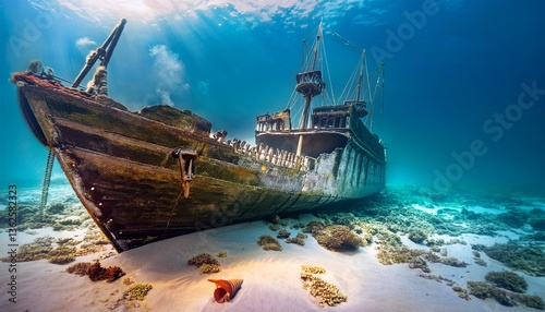 Shadows of the past haunt the ocean floor.  