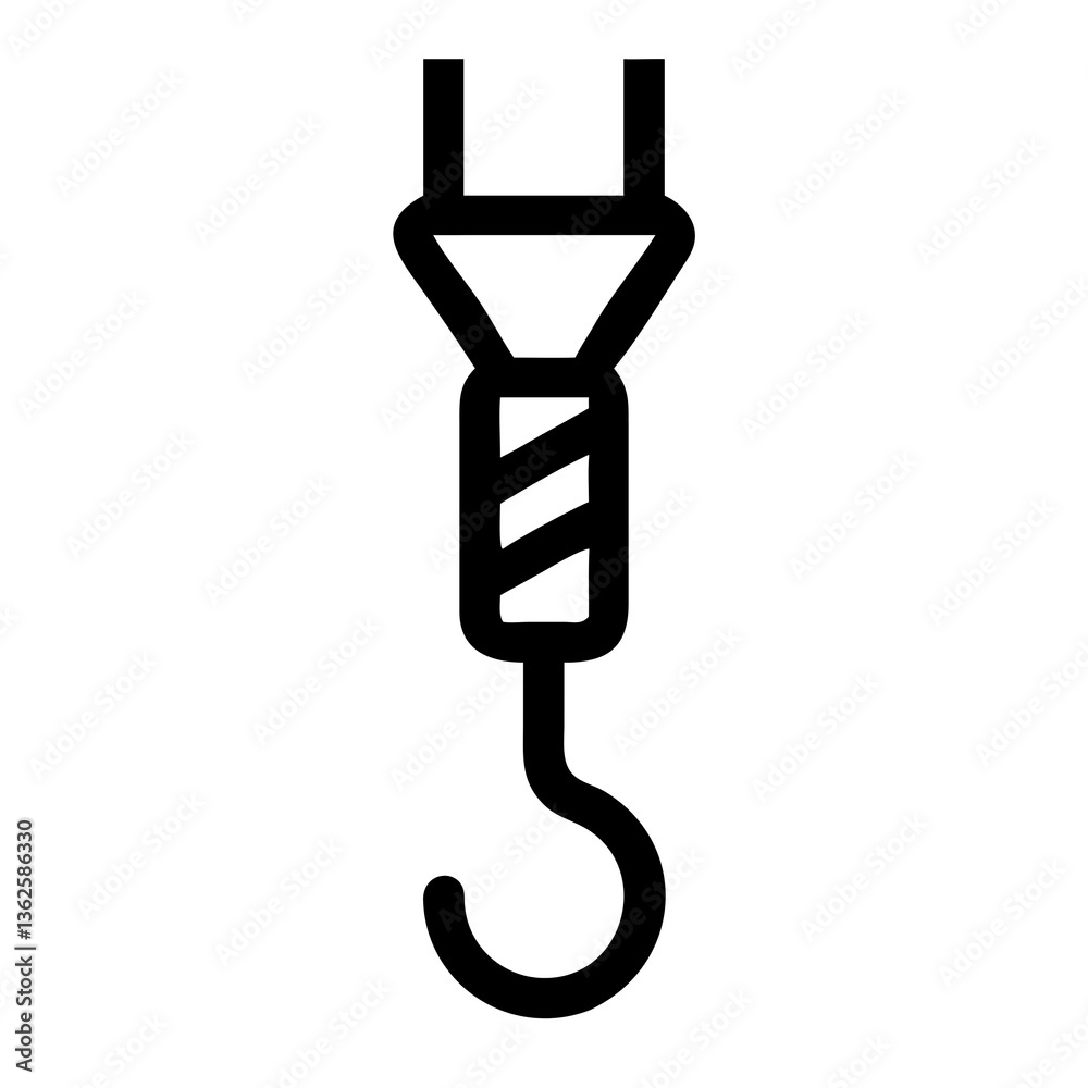 crane hook vector crane hook vector