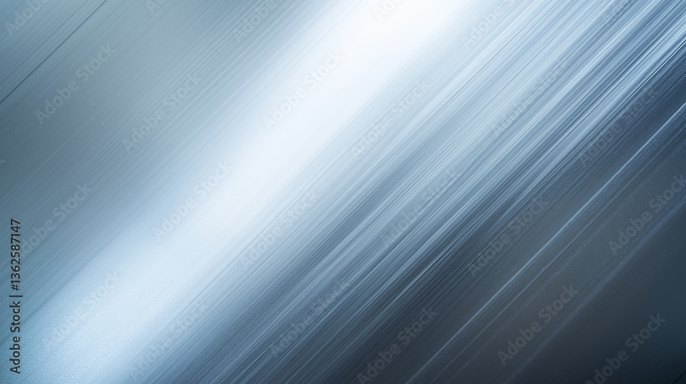 Abstract background with a brushed metal texture, a steel plate with light reflection and a grainy surface. Abstract background with a brushed metal texture, a steel plate with light reflection and a grainy surface.