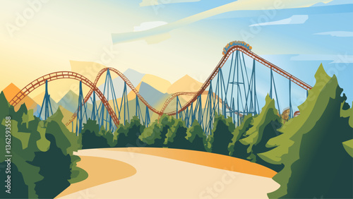 Twists and Peaks at Magic Mountain
