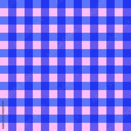 blue plaid fabric