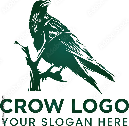 Crow Logo Design For your business 