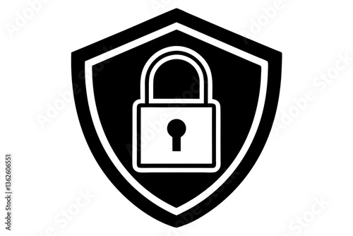 A secure lock icon represents digital safety and access control
