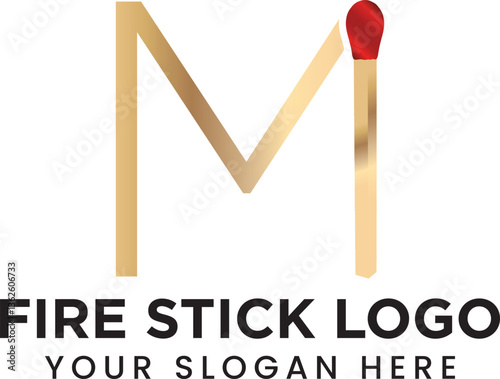 fire, Match Box Mockup Set logo design