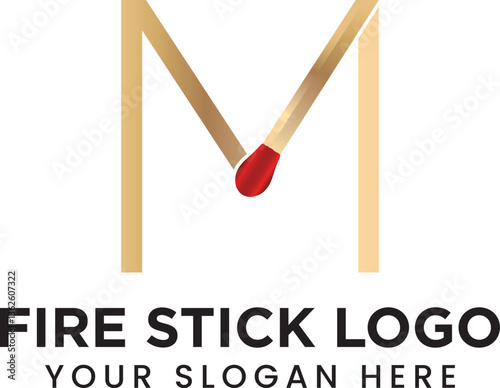 fire, Match Box Mockup Set logo design