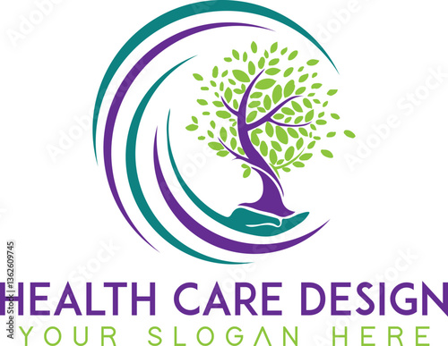 Eco tree Health Logo design for download