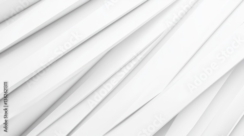 Abstract white architectural lines photo