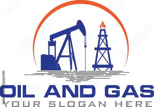 Oil  and Gas Logo design for download