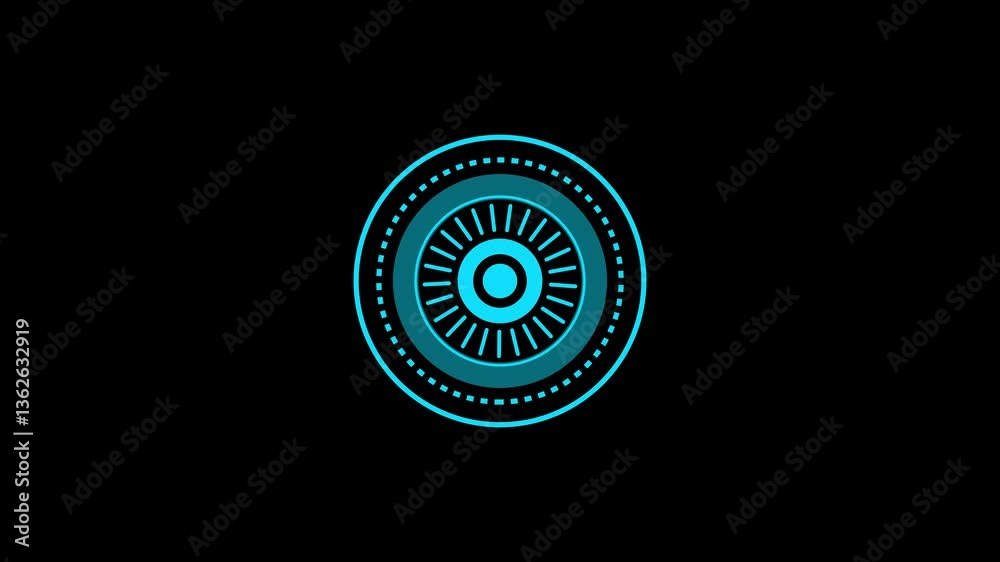 Abstract Circle and line HUD technological futuristic elements. future design. Abstract Circle and line HUD technological futuristic elements. future design.
