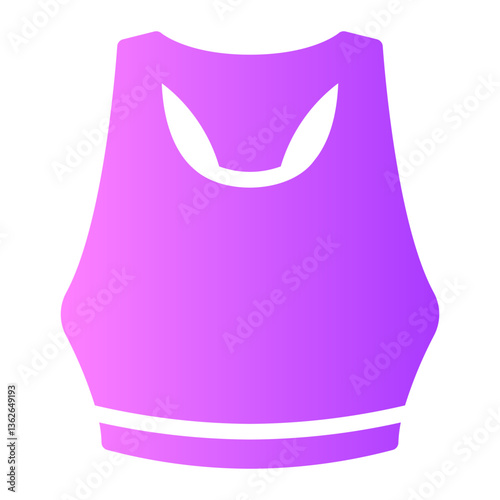 tank top gradient icon