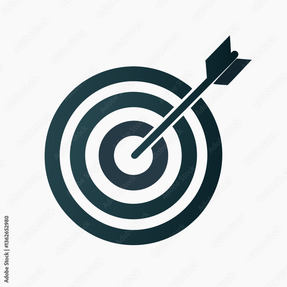 Dartboard Target Vector Illustration. Dartboard Target Vector Illustration.