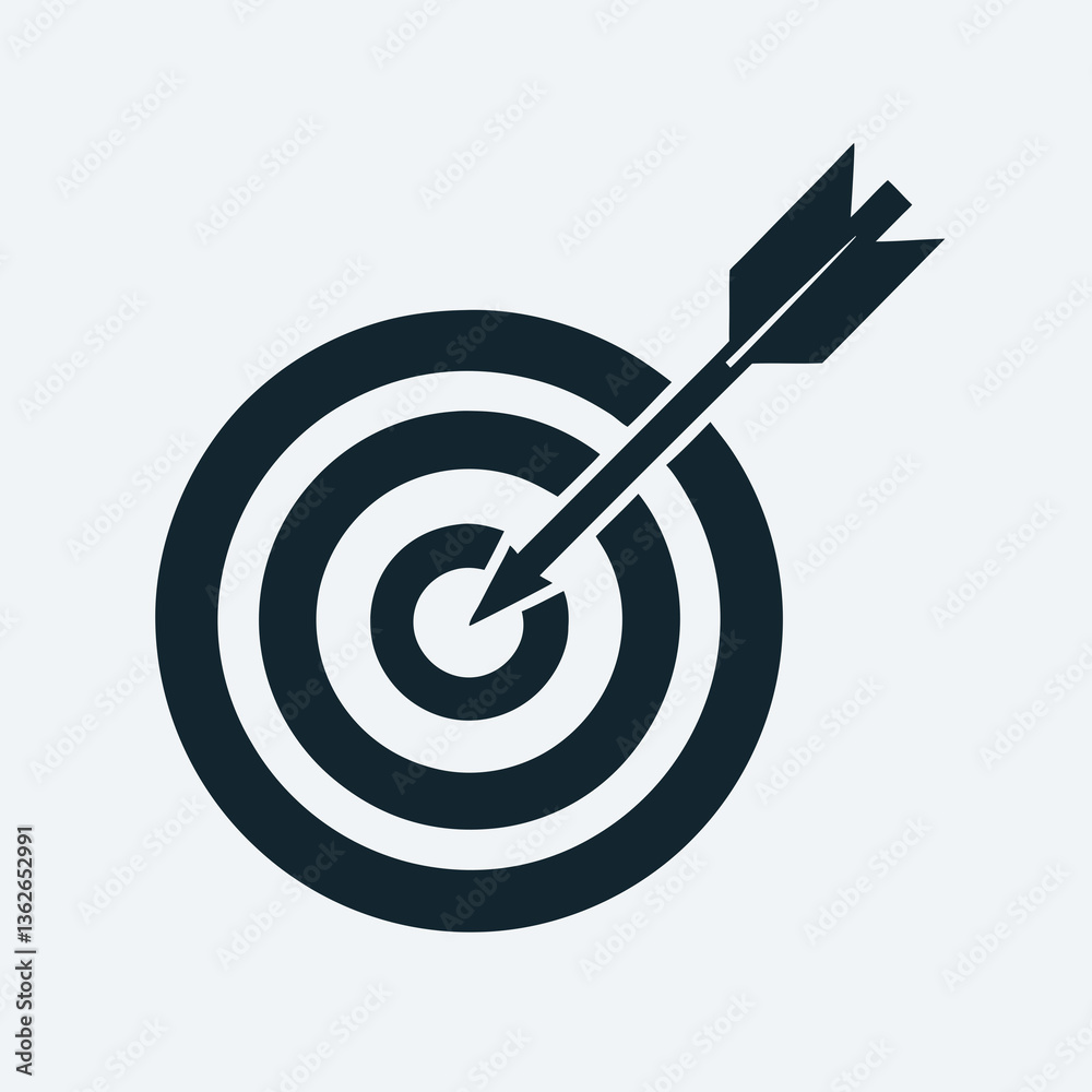 Dartboard Target Vector Illustration. Dartboard Target Vector Illustration.