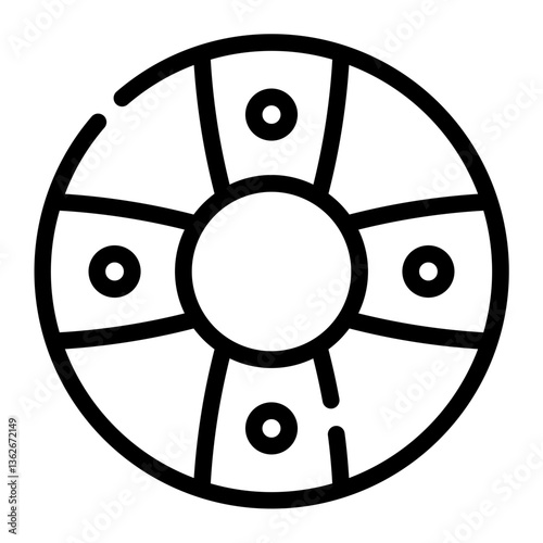 lifesaver line icon