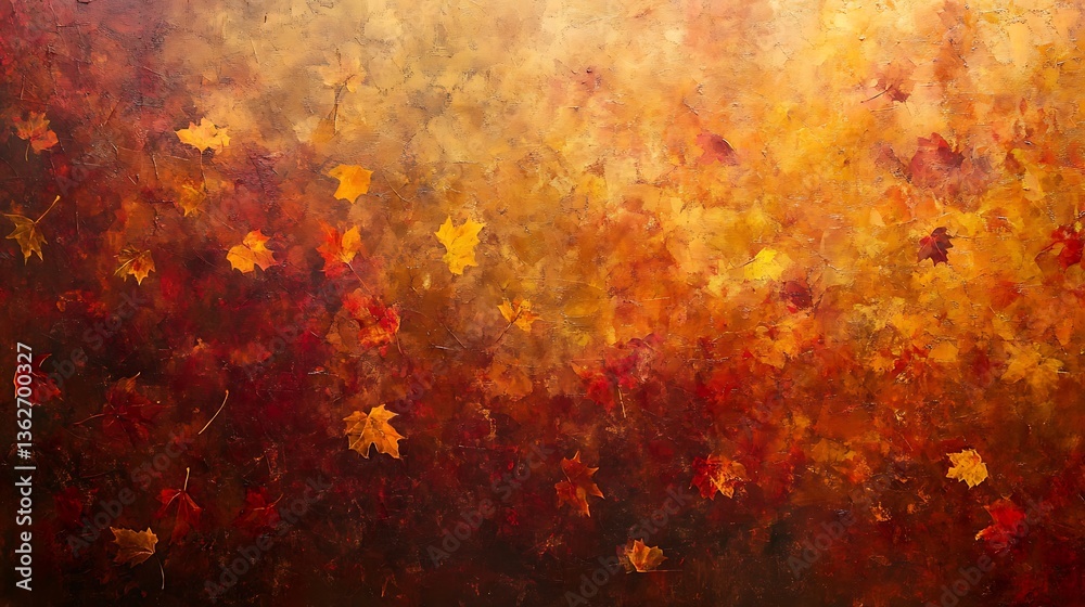 Obraz premium Autumn Leaves Background Texture. (40)