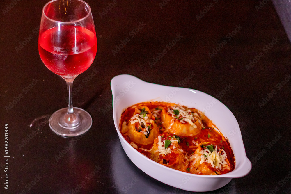Fotografie Jantar com vinho