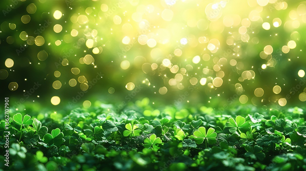 Obraz premium Saint Patrick's day abstract background