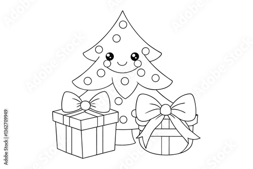 Printable Christmas Coloring Page for Kids – Holiday Activity

