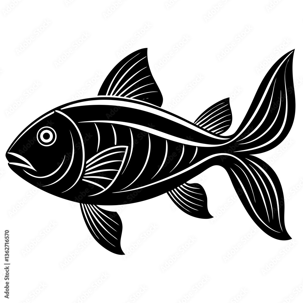 Fish Silhouette Vector Fish Silhouette Vector