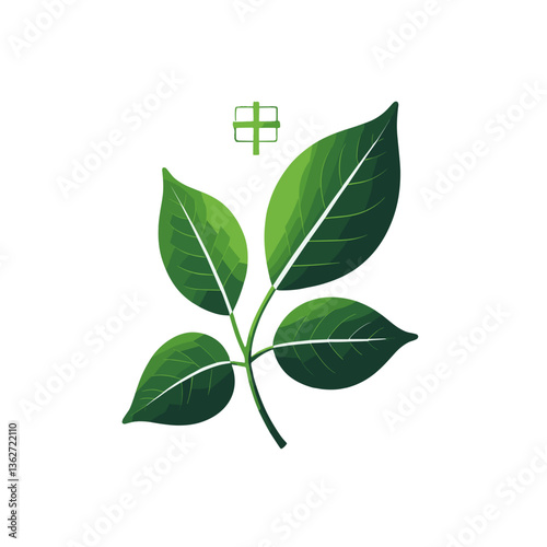 leaf, green, illustration, design, eco-friendly, health, wellness, nature, organic, graphic, purity, sustainability, symbol, fresh, vitality, resource, clean, connection, well-being, herbal, growth, p