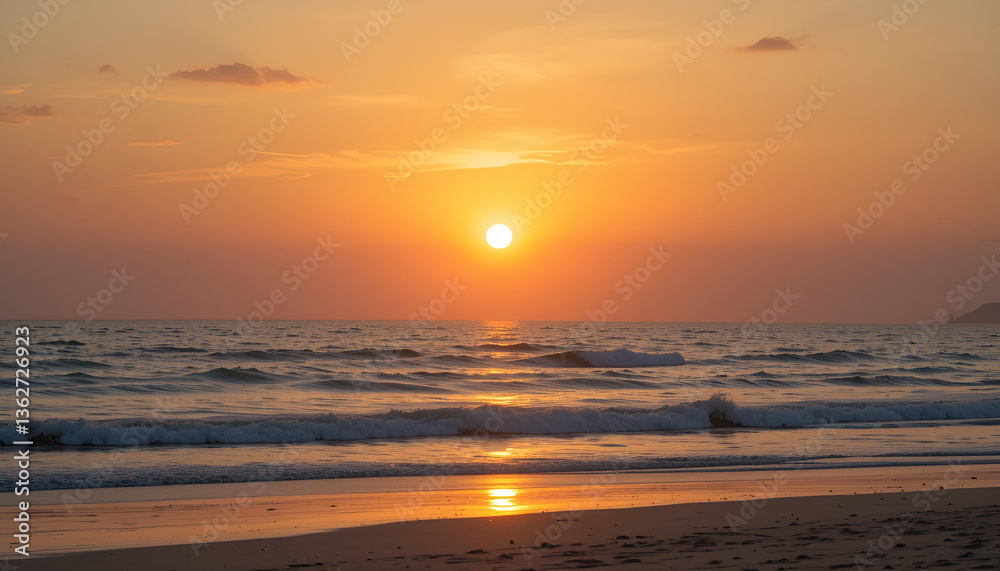 Sunset on the beach Sunset on the beach