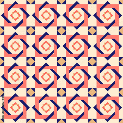 seamless geometric pattern with triangles