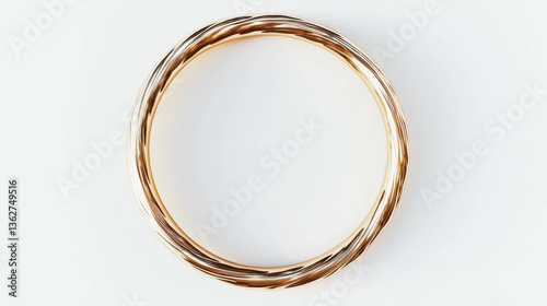 Elegant empty spiral shape for design and decoration