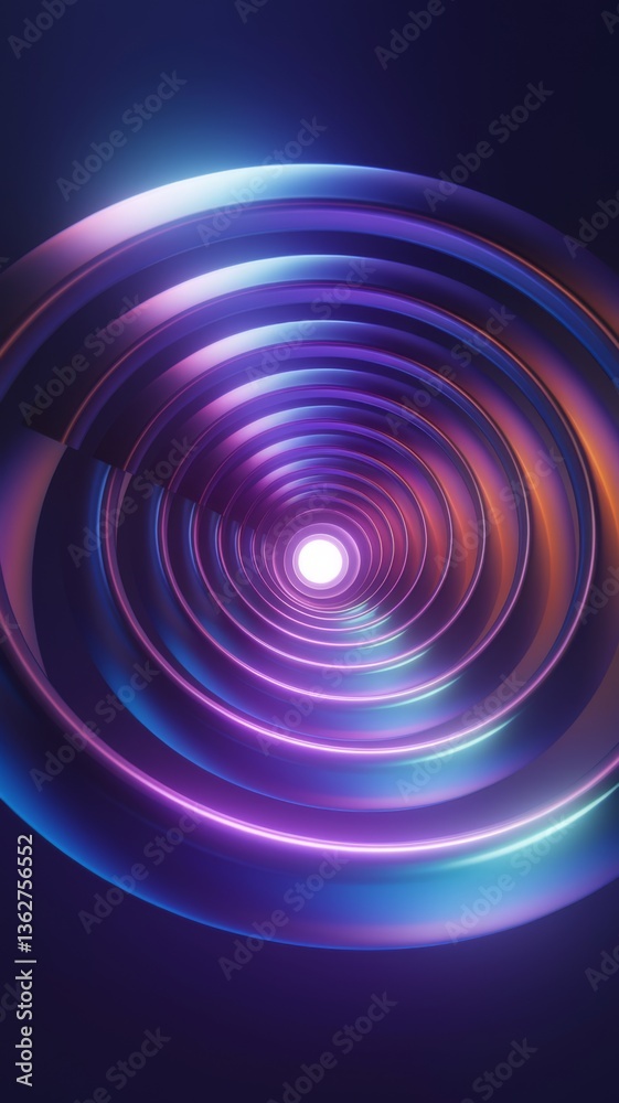 Fototapeta premium Radiant Concentric Rings