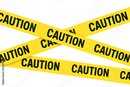yellow caution tape barrier on transparent background png
