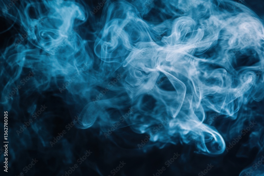 Abstract background with smoke on a dark blue or black color Abstract background with smoke on a dark blue or black color