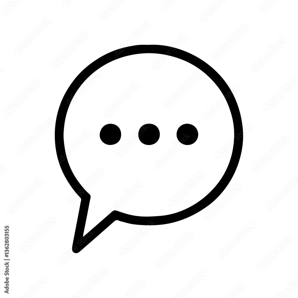 speech bubble vector icon speech bubble vector icon