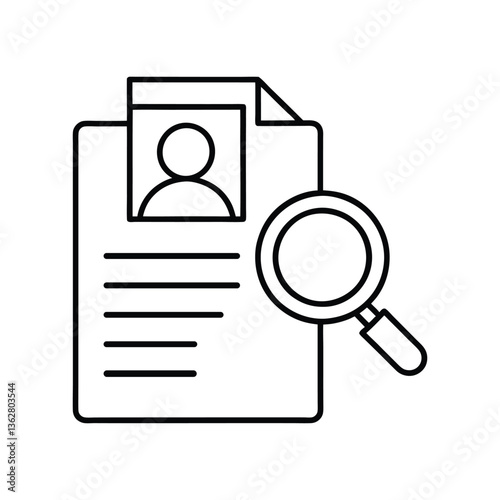 Analyzing a Resume with a Magnifying Glass