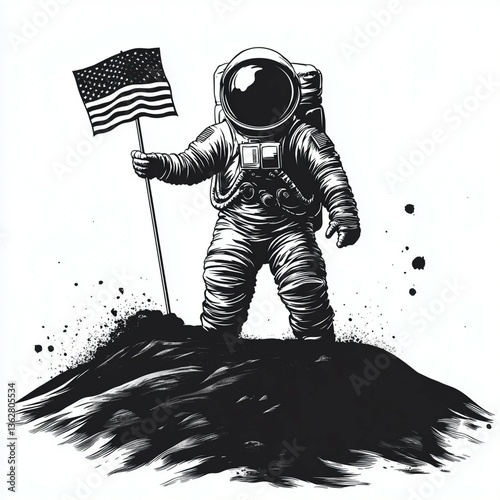 Cute Little Astronaut