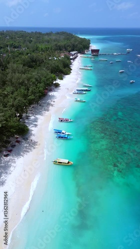  Gili meno beach Indonesia Drone