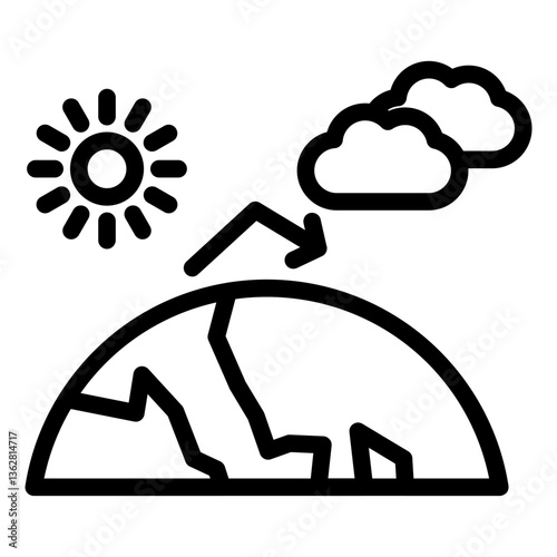 Greenhouse Gas Icon