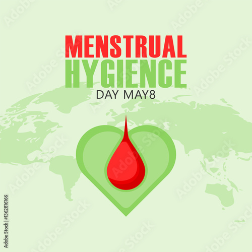 Vector graphic of Menstrual Hygiene Day ideal for Menstrual Hygiene Day celebration.