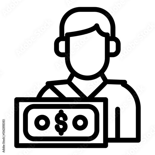 Corrupt Politician Icon
