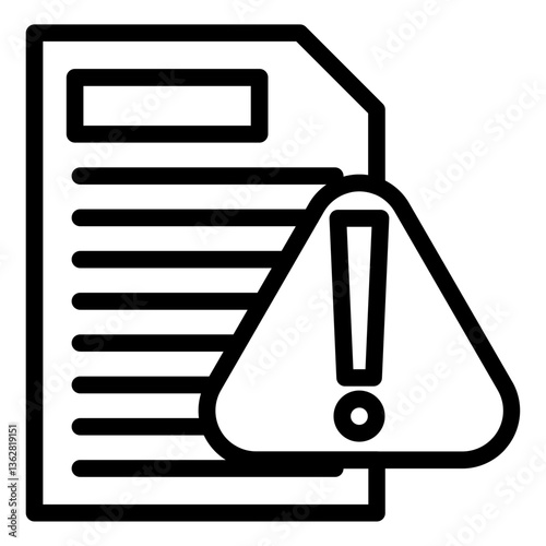 Fraudulent Document Icon