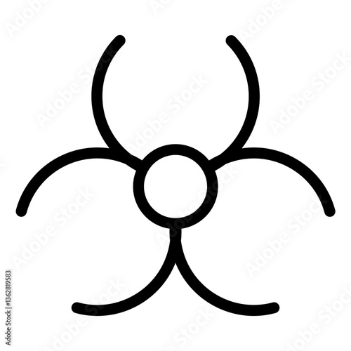 Biohazard Symbol Icon