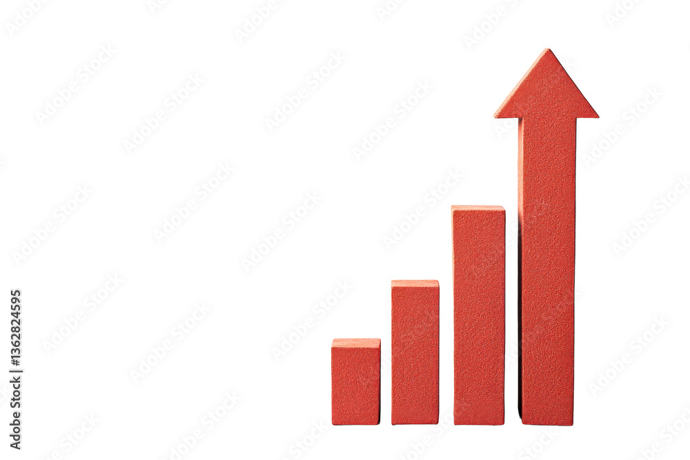 Growth graph shows steady increase in performance over time Growth graph shows steady increase in performance over time