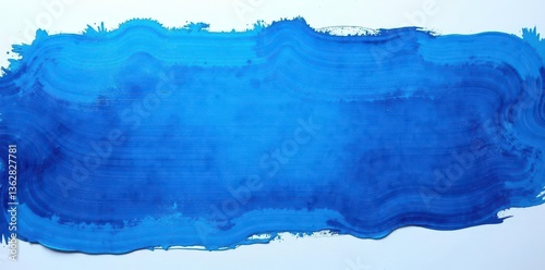 Abstract blue brush strokes, heavily textured, painting, oil, intense