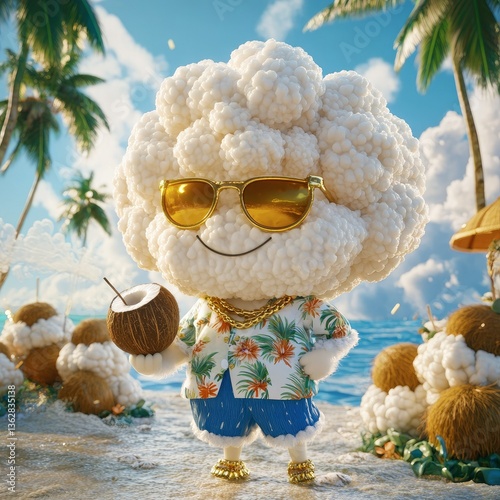 Cool Cauliflower on Tropical Vacation