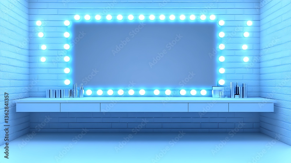 Vanity Mirror With Built-In Lighting and Shelf Storage Vanity Mirror With Built-In Lighting and Shelf Storage
