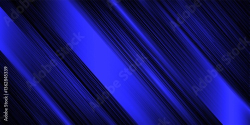 abstract blue and black is a bright pattern with gradient with metal texture wall floor soft technology dark black diagonal background sleek clean