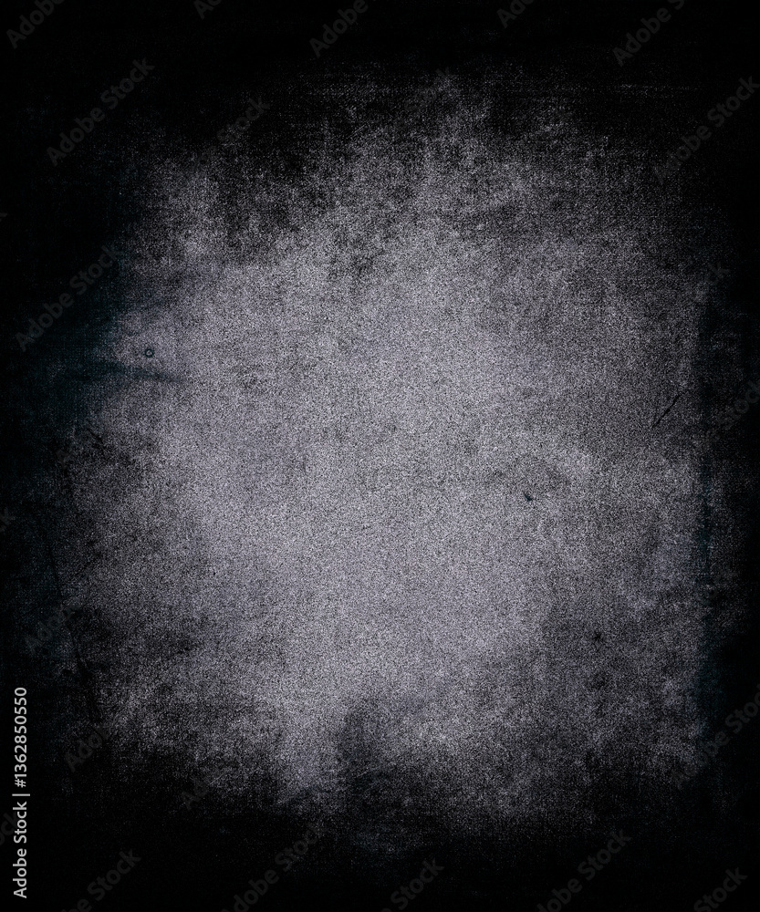 Obraz premium Grunge obsolete background with black frame and space for your design, scary horror texture