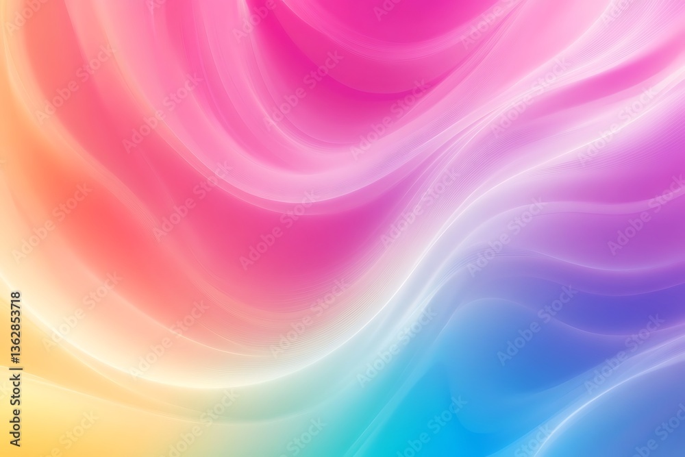 Obraz premium Vibrant Rainbow Gradient Background for Creative Designs