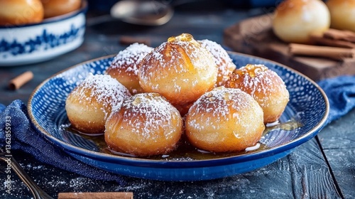 Indulge in Loukoumades: Fluffy Greek Donuts.