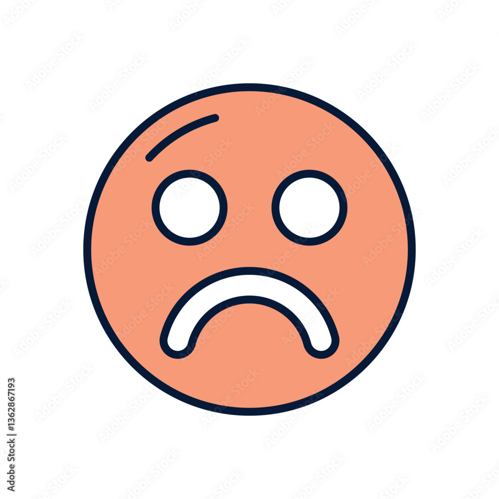 Fototapeta premium Sad Vector icon