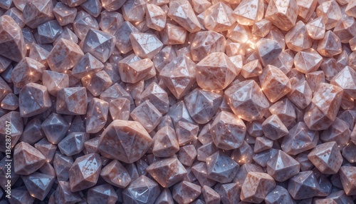  Luminous Pink and White Stones
