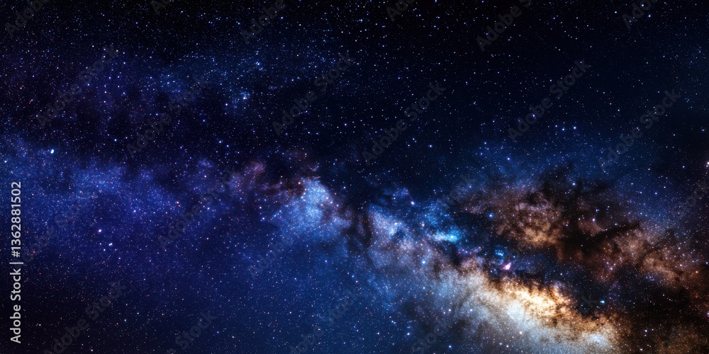 Fototapeta premium Exploring cosmic events and astrophotography in the milky way's infinite beauty and possibilities