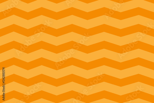 zig zag groovy striped pattern in orange